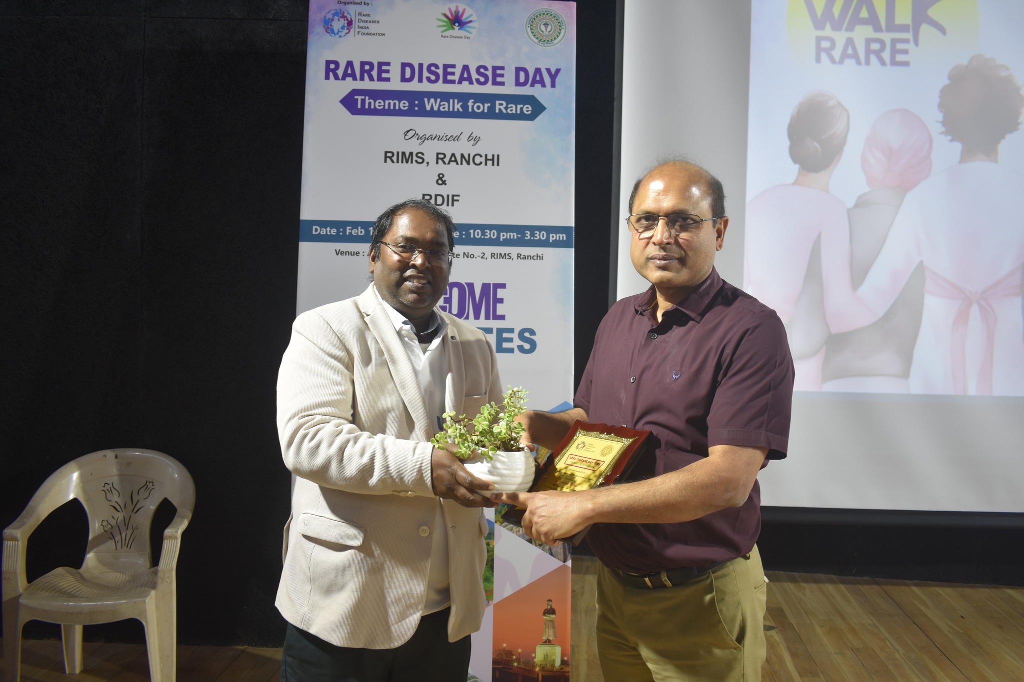 A panel discussion with medical experts and patient advocates in Ranchi.